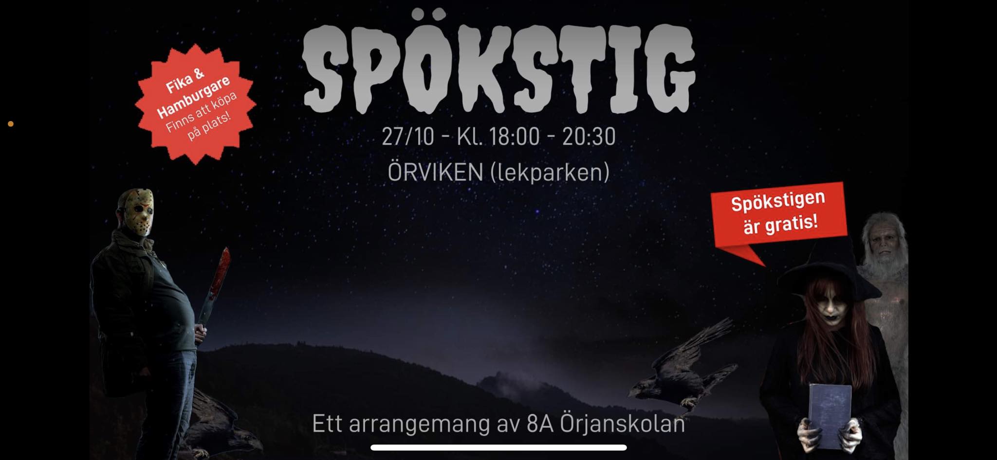 Spökstigen 27/10-23